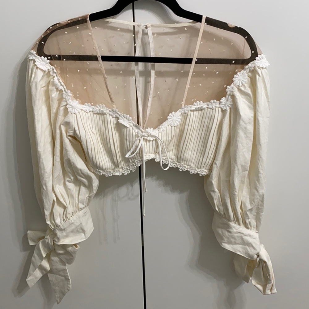 For Love and Lemons Crop Top (Medium)